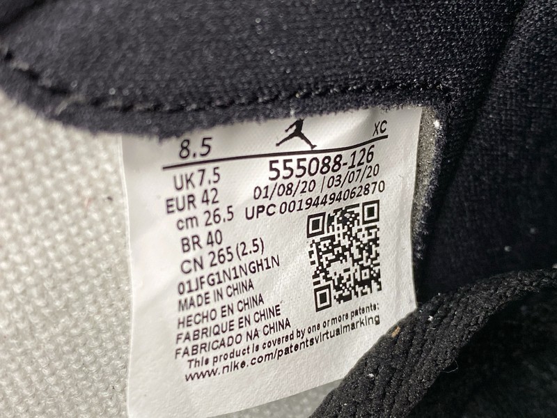 Air Jordan 1 High OG AJ1 Smoke Grey